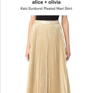 Alice and Olivia “Katz Sunburst Skirt”